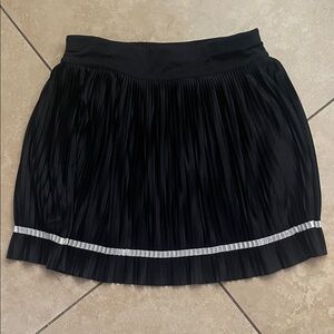 Girls Elegant Black Pleated Tennis Skort Size L/12-14